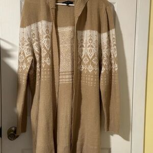 Apt. 9 Beige and Cream Women's Cardigan